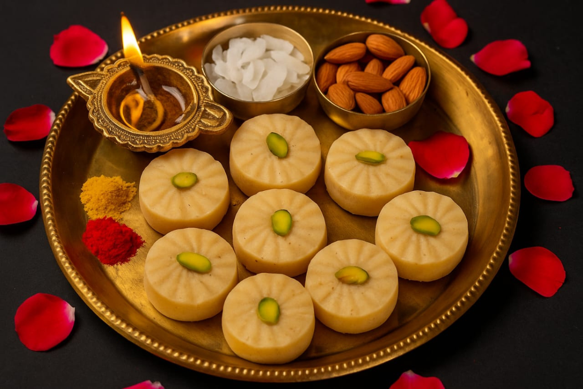 Janmashtami Milk Peda Recipe