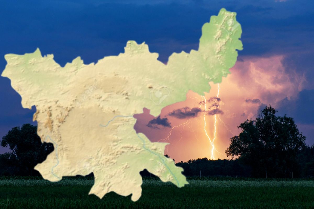 Jharkhand Ka Mausam Heavy Rain Lightning Alert