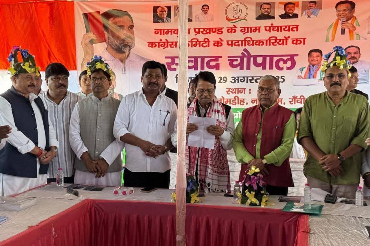 K Raju In Samvad Chaupal