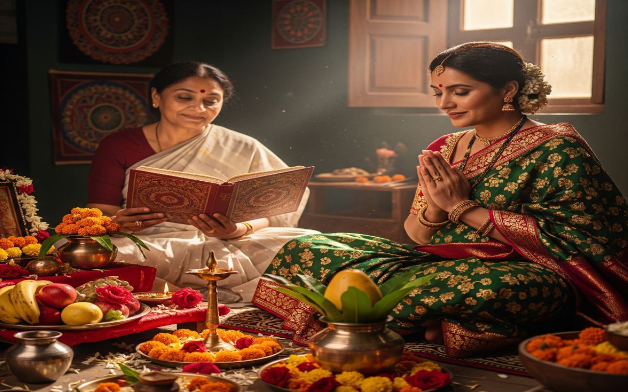 Kajari Teej Vrat Katha in Hindi