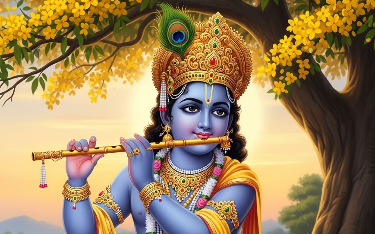 Krishna Janmashtami 2025: know about blue color of lord krishna