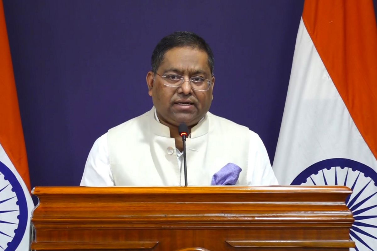 Ministry of External Affairs Spokesperson Randhir Jaiswal