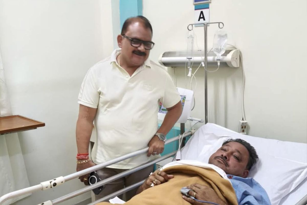 Mithilesh Thakur With Anant Pratap Dev