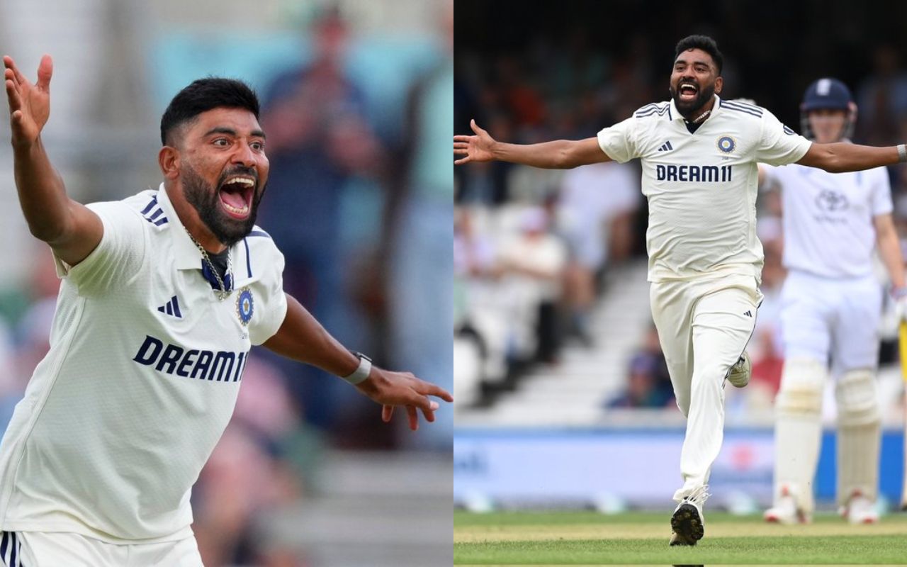 Mohammad Siraj Celebration