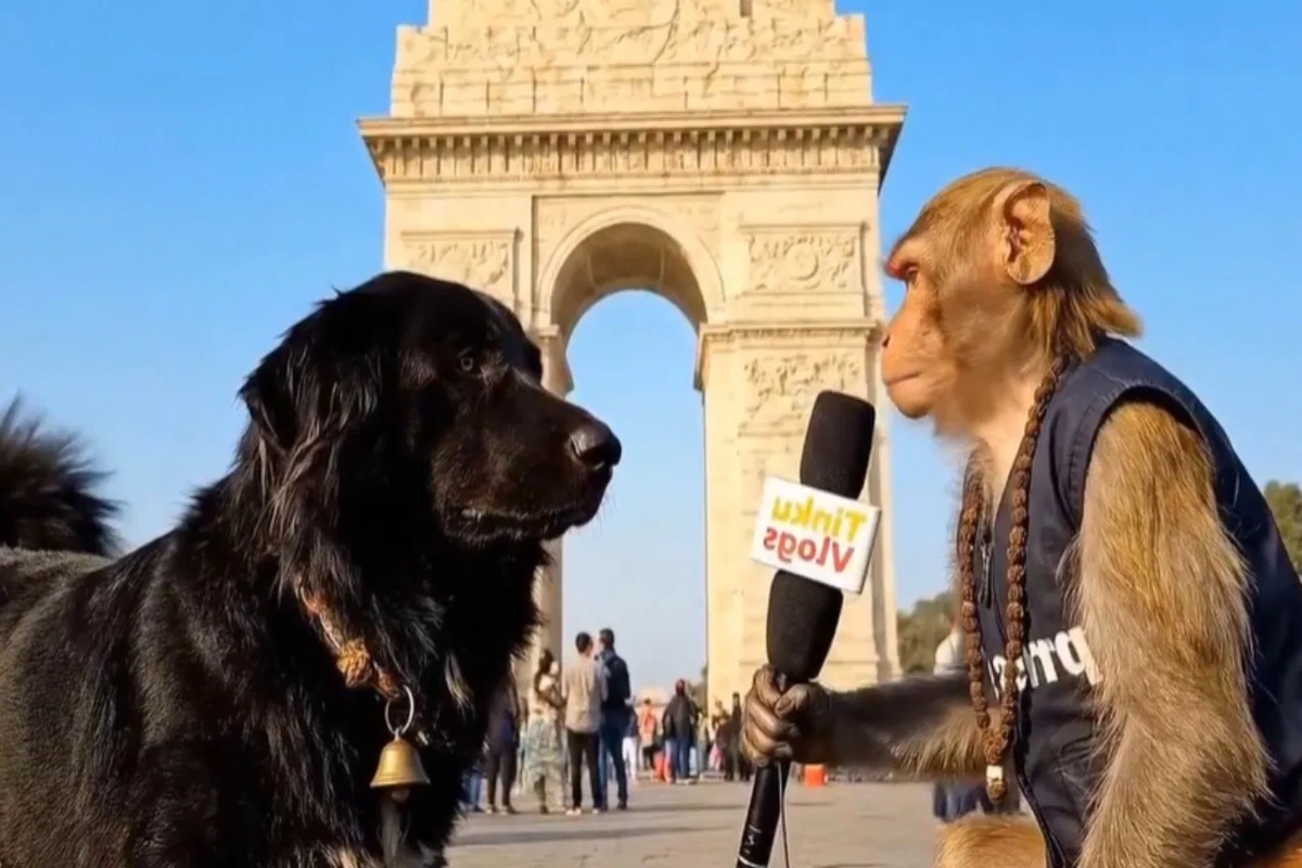 Monkey-Dog-Interview-Viral-Video