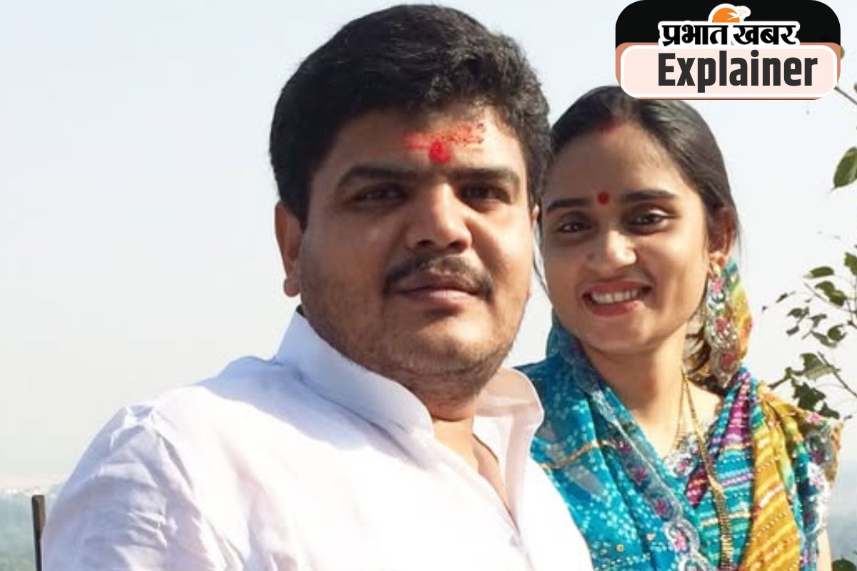 Neeraj singh with Purnima singh