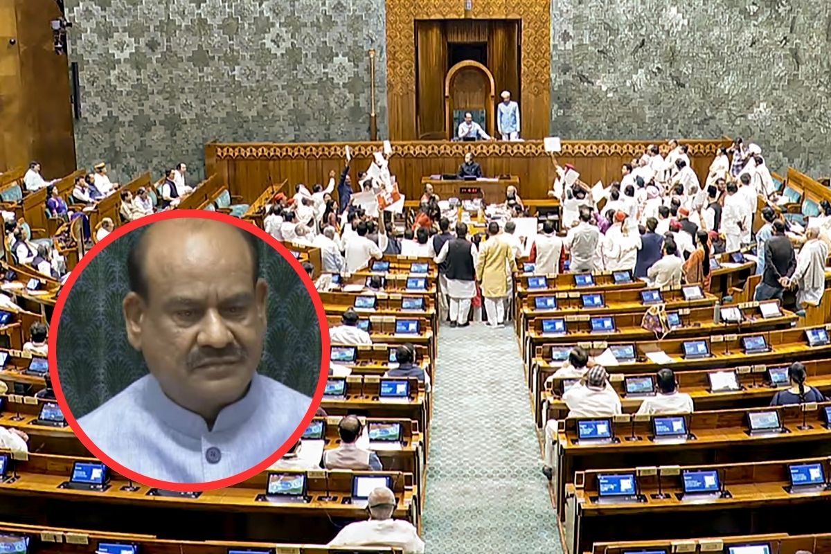 Om Birla got angry in Lok Sabha