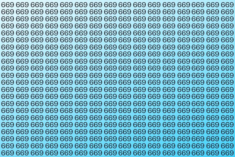 Optical Illusion: खुद को तुर्रम खां समझने वाले भी नहीं ढूंढ पाए इस फोटो में ‘668’, आप भी कर लें ट्राई