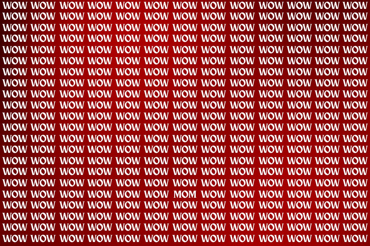 Optical Illusion Photo MOM