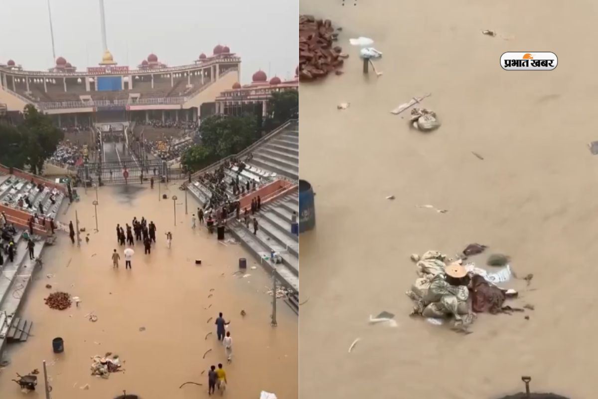 Pakistan Flood Wagah Attari Border
