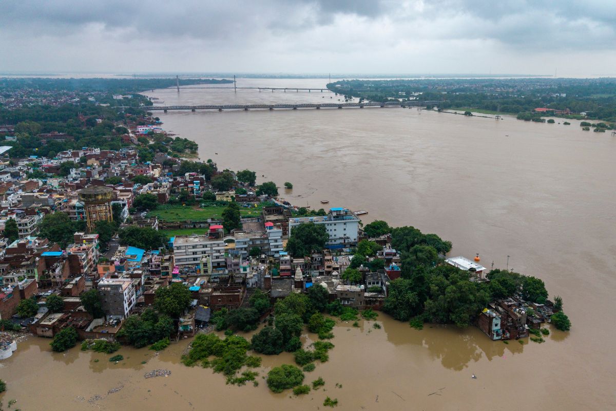 Prayagraj aerial view