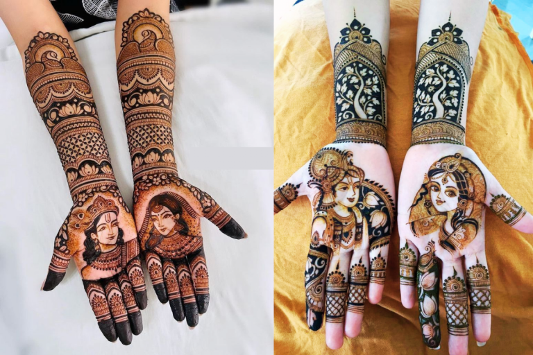Radha Krishna Mehndi Design: राधा अष्टमी पर लगाएं खूबसूरत मेहंदी डिजाइन भक्ति के रंग में रंगे अपने हाथ