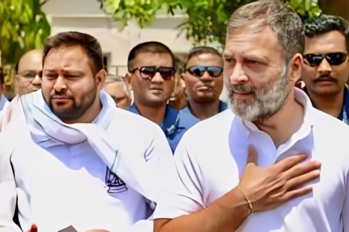 तेजस्वी यादव और राहुल गांधी