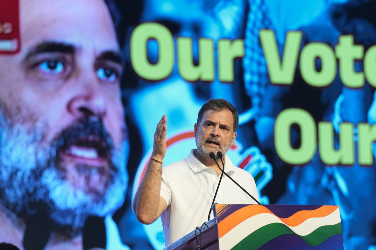 Rahul Gandhi Vote Adhikar Rally