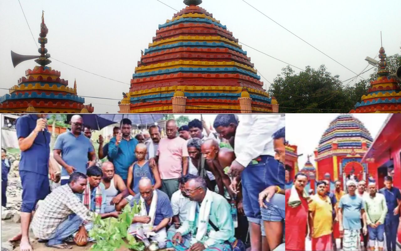 Rajarappa Temple: Shibu Soren's ashes were immersed by cm Hemant Soren