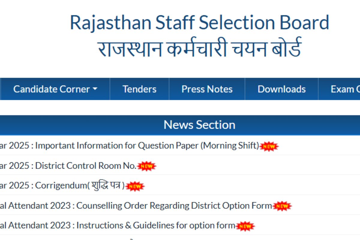 Rajasthan Patwari Exam 2025