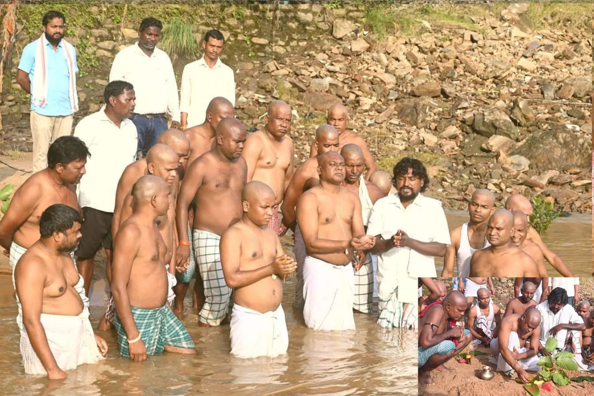 Ramdas Soren Ashes Immersion