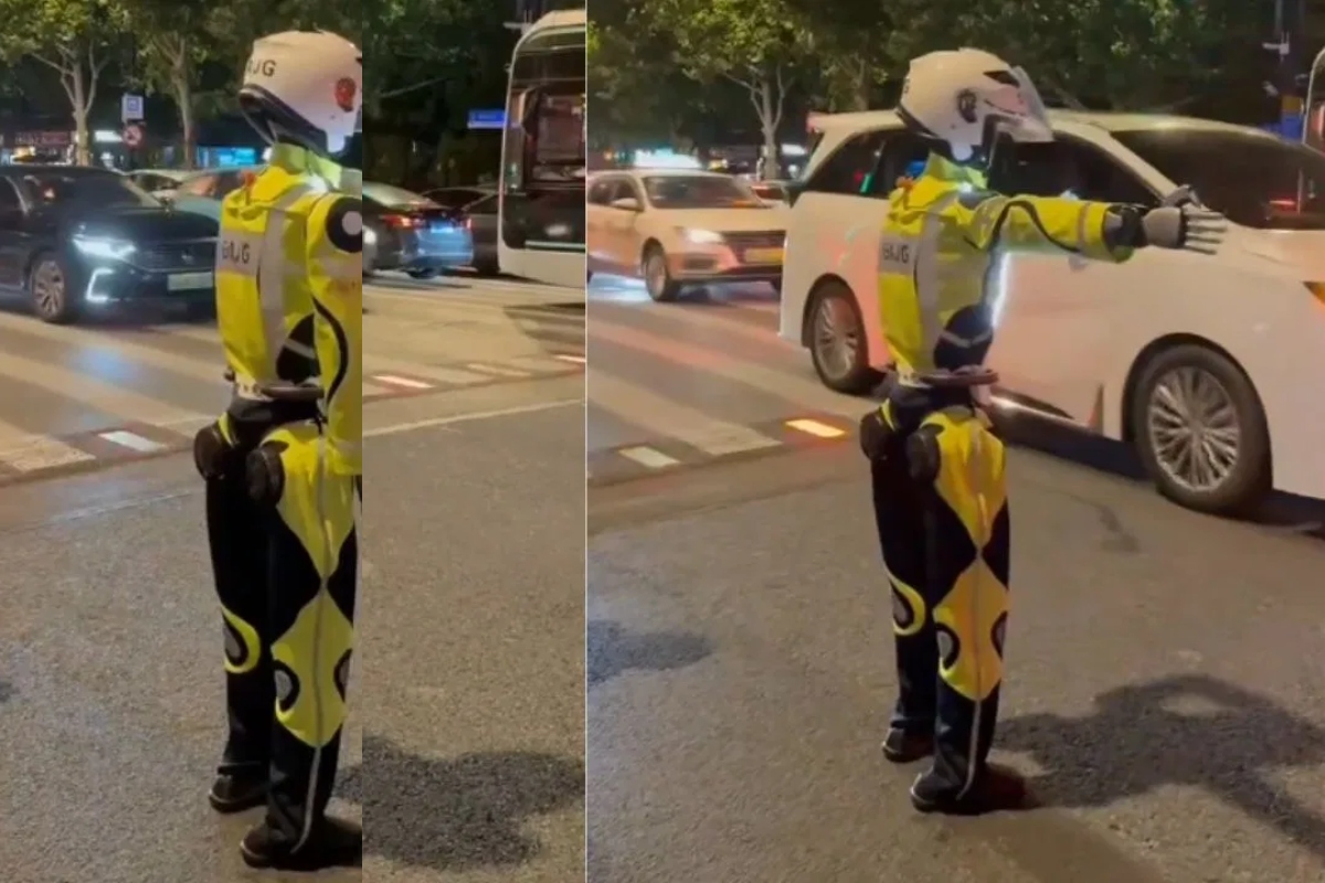 Robot Traffic Cop Viral Video