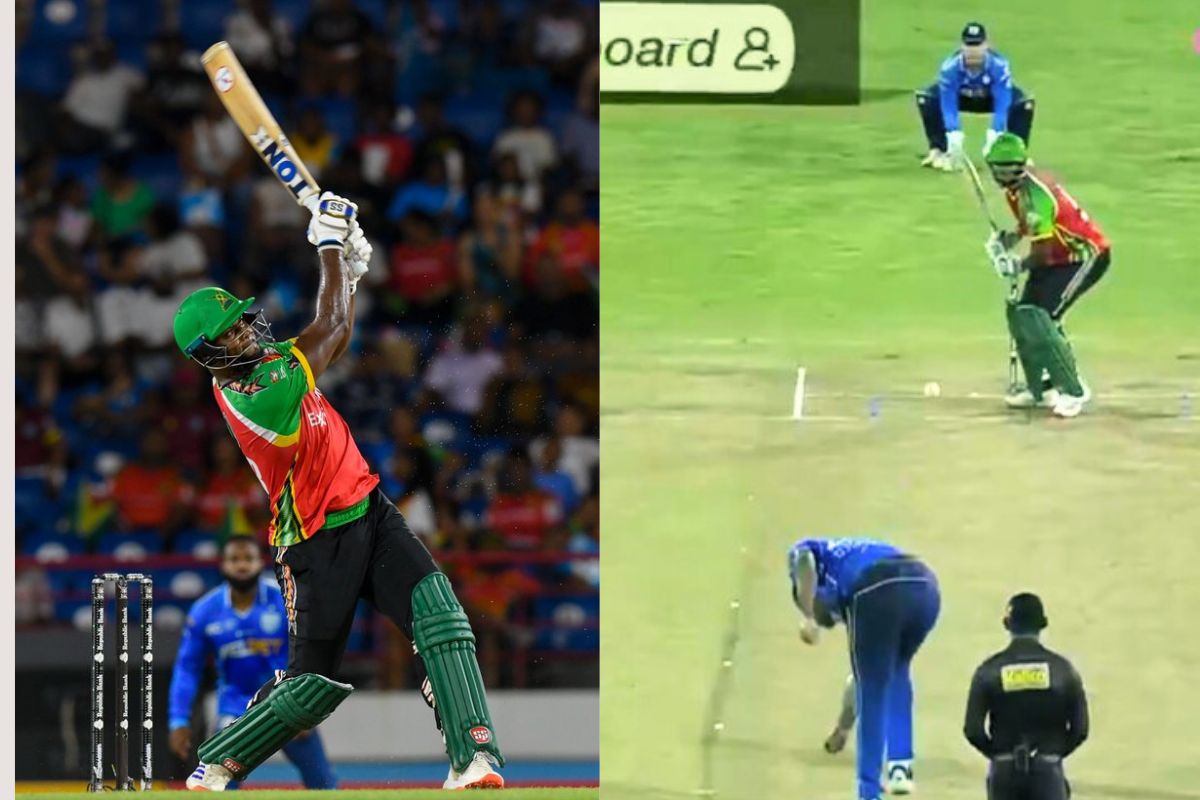 CPL Romario Shepherd hit 3 sixes