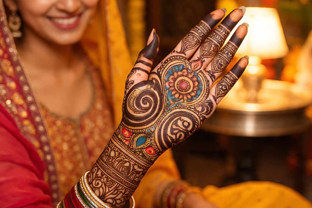 rakhi mehndi design