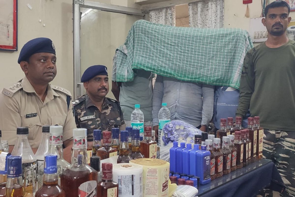 SDPO with seized Liquor