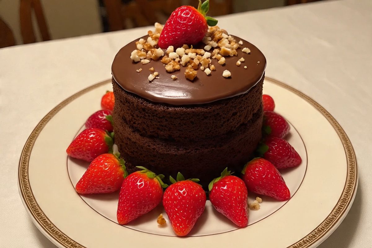 Sabudana Chocolate Cake