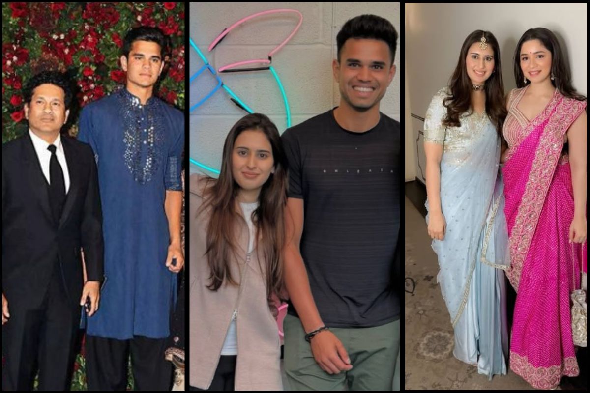 Sachin Tendulkar and arjun tendulkar