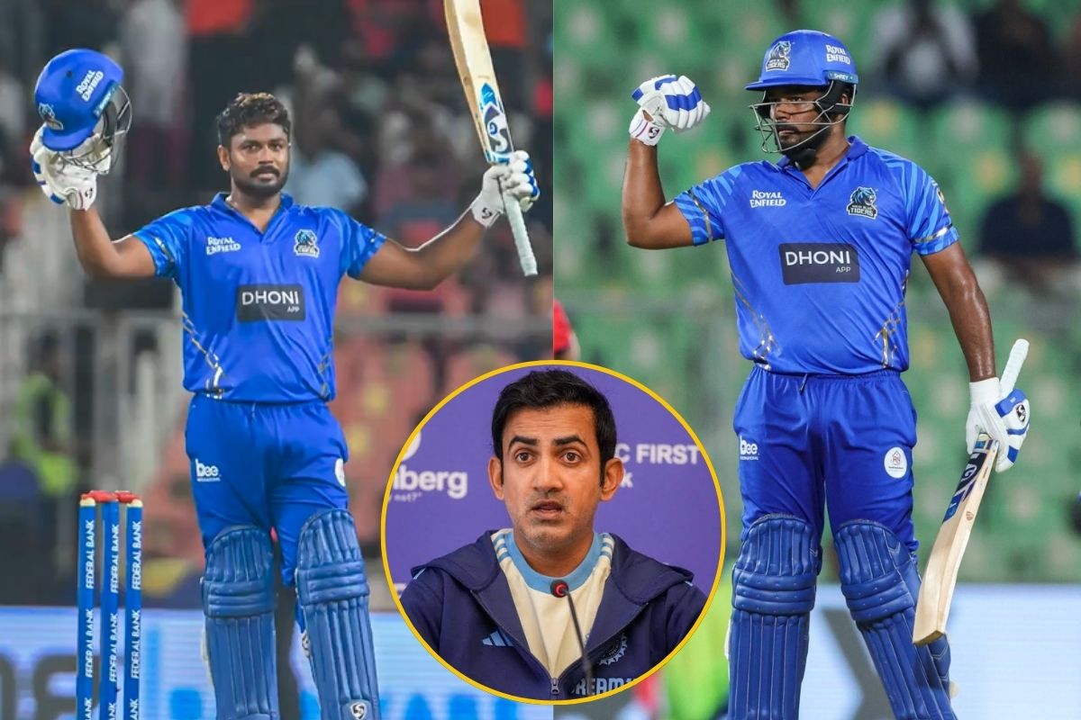 Sanju Samson hits 42 ball century in KCL 2025.