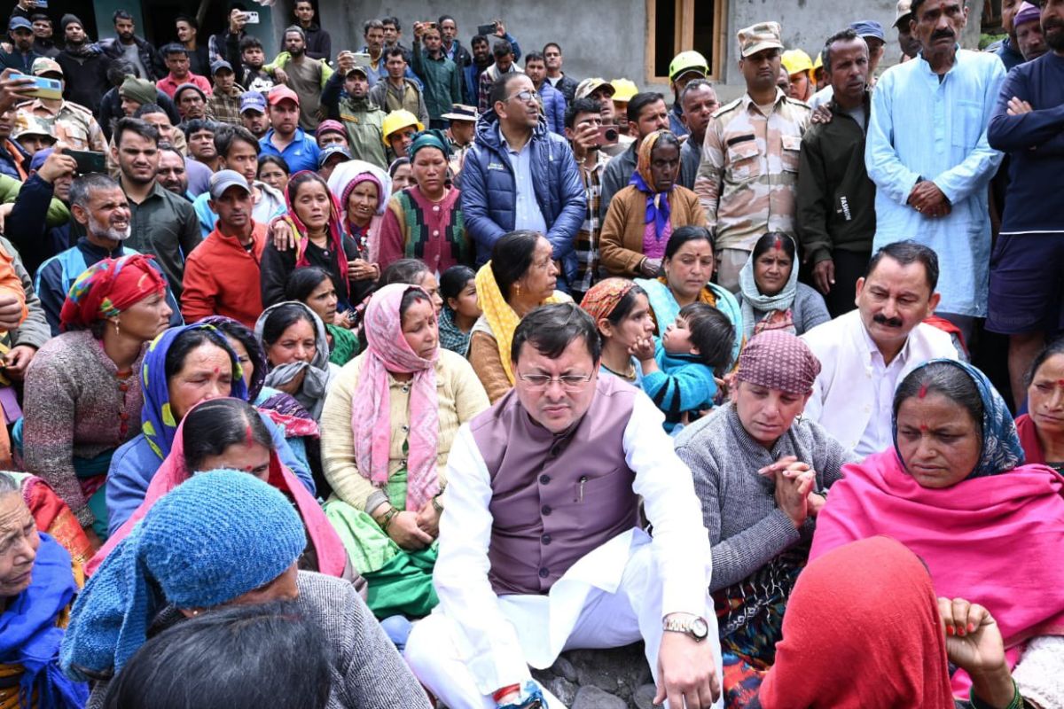 Uttarkashi Cloudburst dharali flood government give 5000 cheques to affected