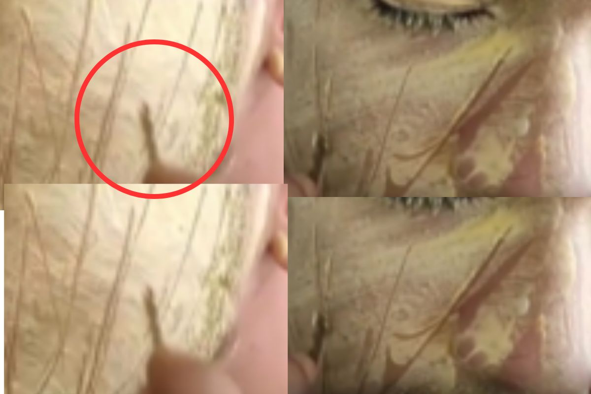 Viral Video saloon worker run sharp blade on man face