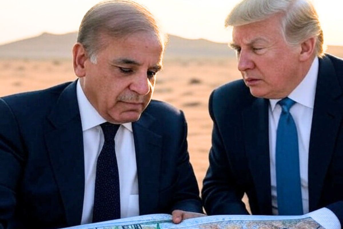 Shehbaz Sharif donald trump AI PHOTO