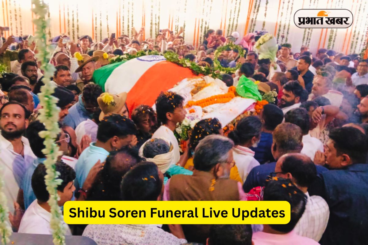 Shibu Soren Funeral