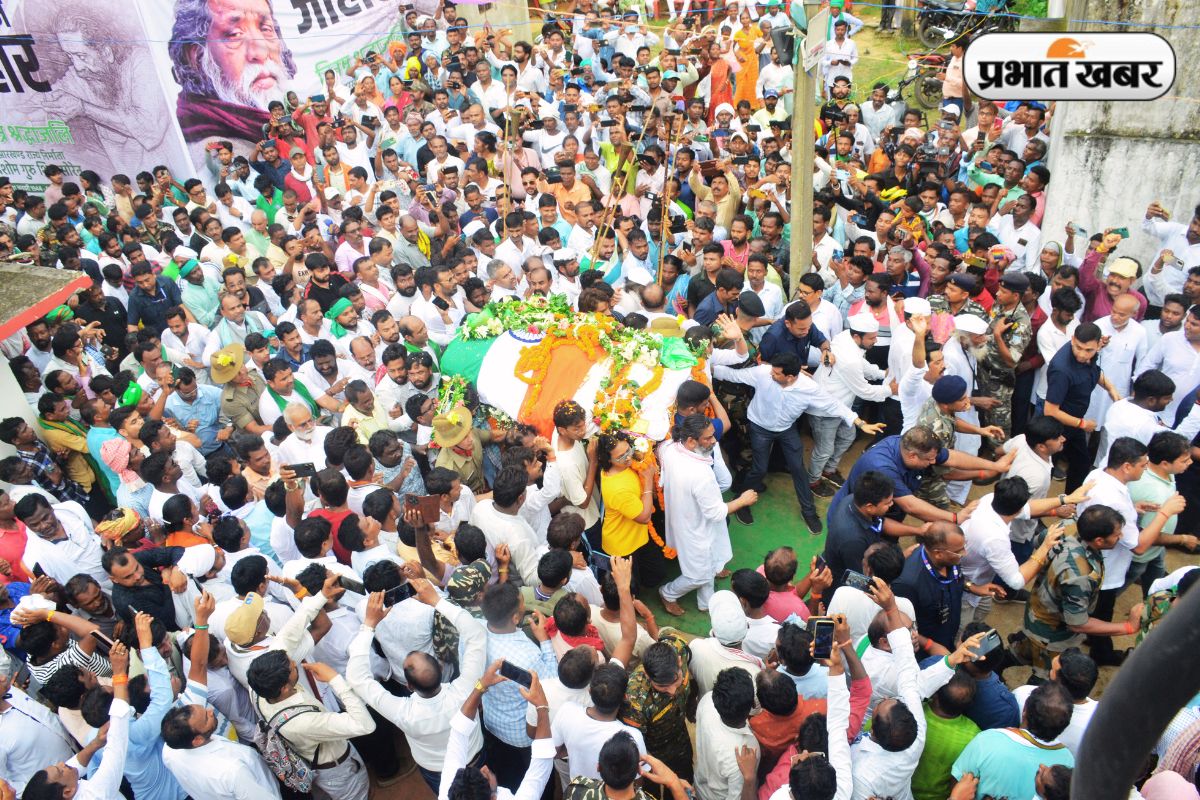 Shibu Soren Funeral mismanagement anger and alas