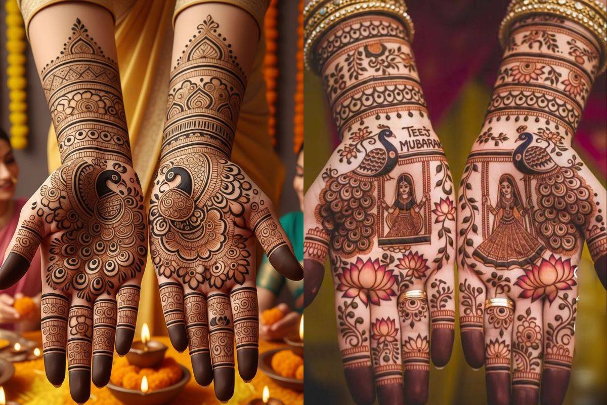 Special Hartalika Teej Mehndi Design