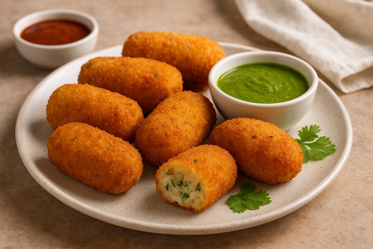 Suji Potato Croquettes
