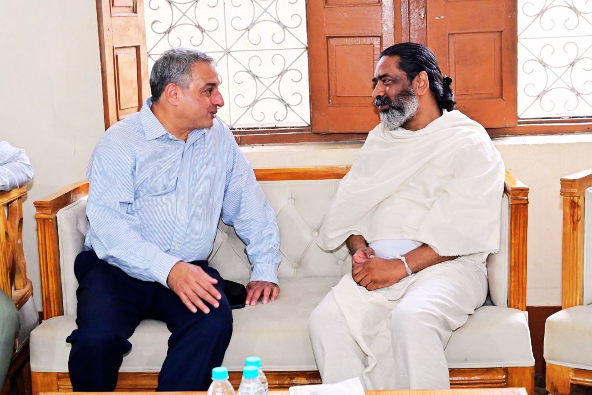 TV Narendran in Nemra Village Ramgarh Jharkhand CM Hemant Soren