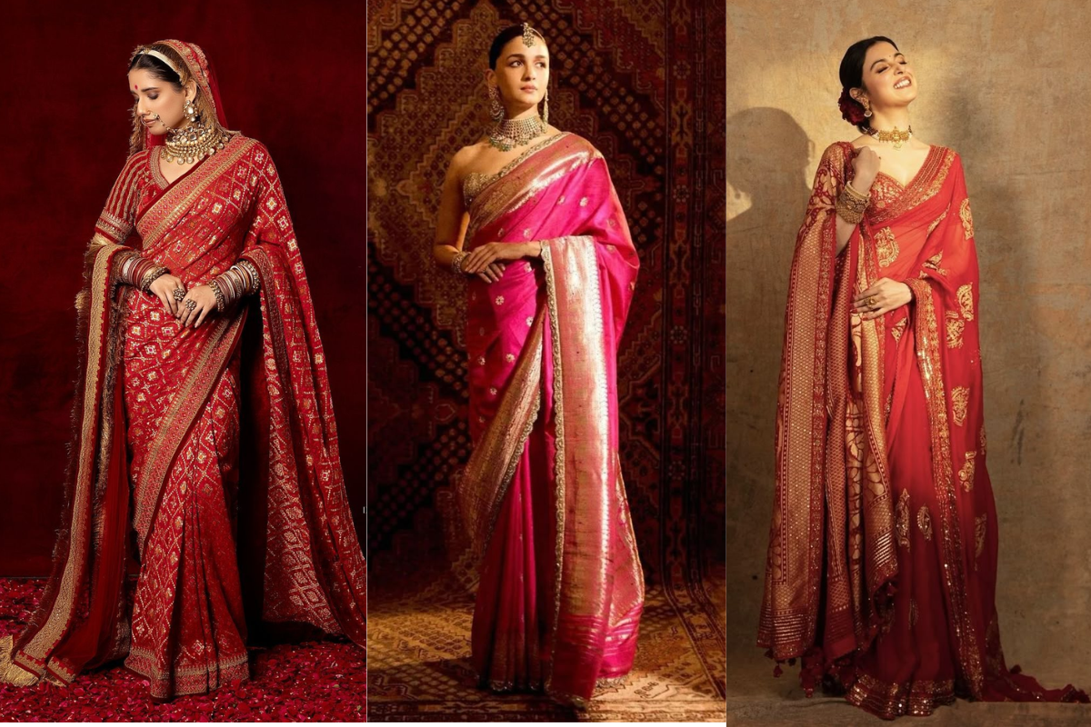 Try this 7 Unique Teej Saree Look Ideas