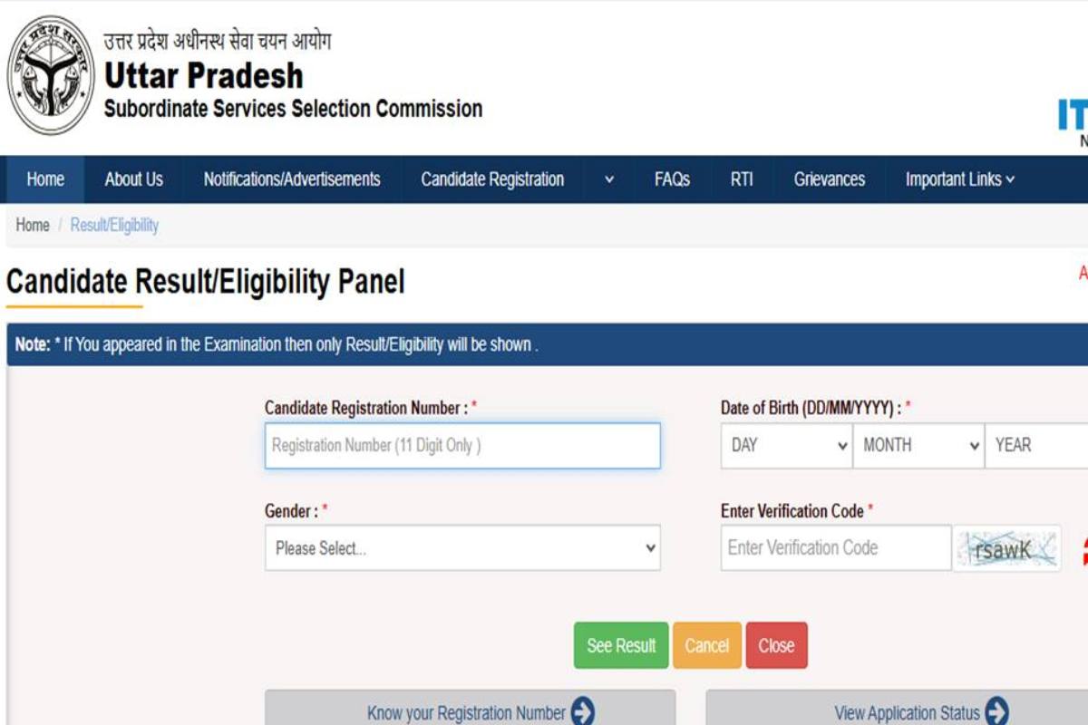 UPSSC Junior Assistant Result 2022 OUT