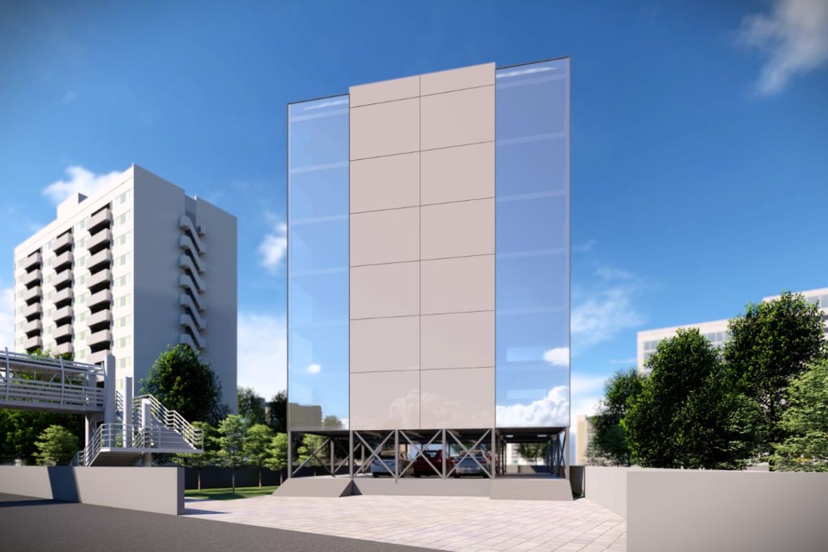 Bihar News first time 6-storey automatic bike parking built