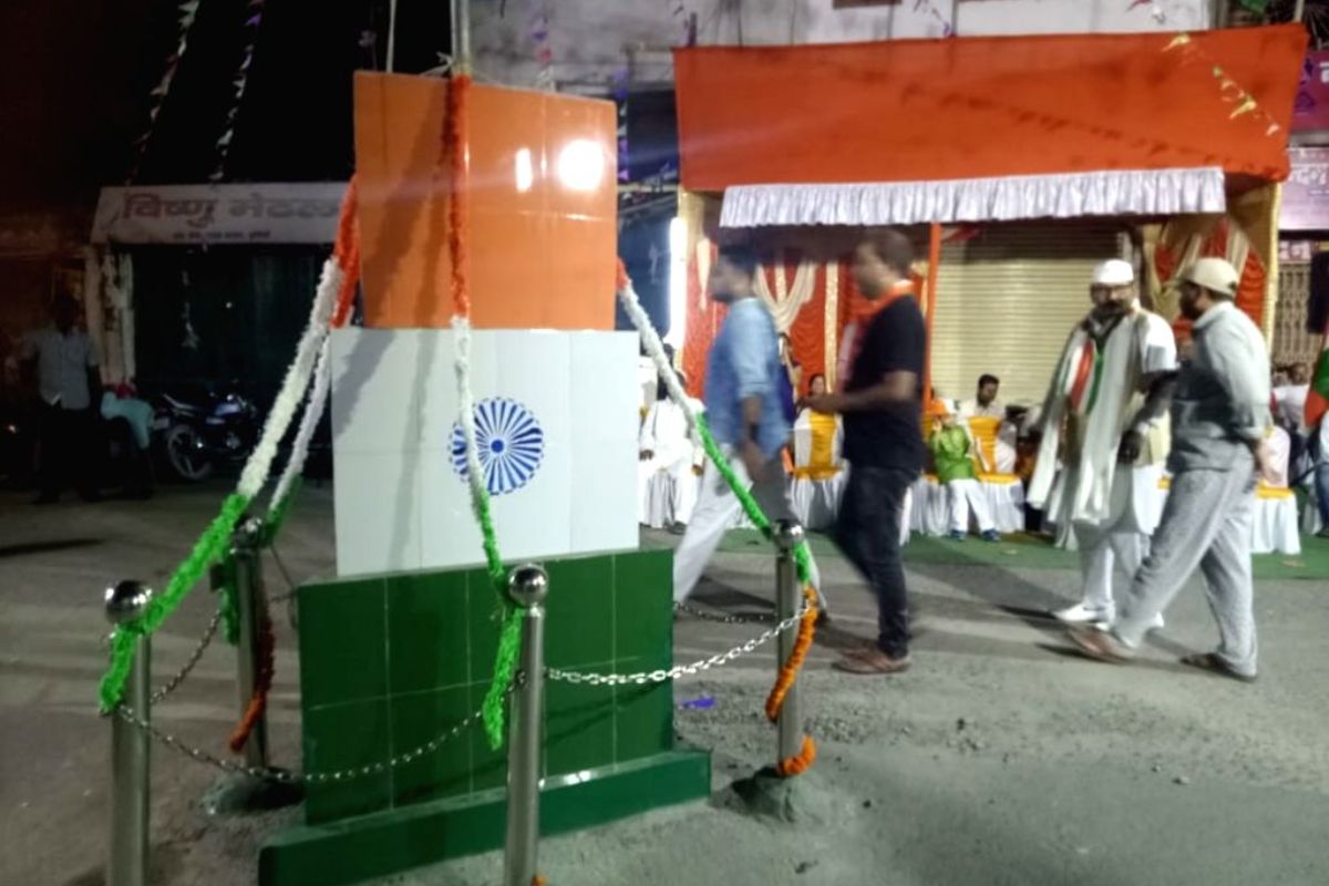 Independence Day 2025 tricolor flies at midnight on 14th August