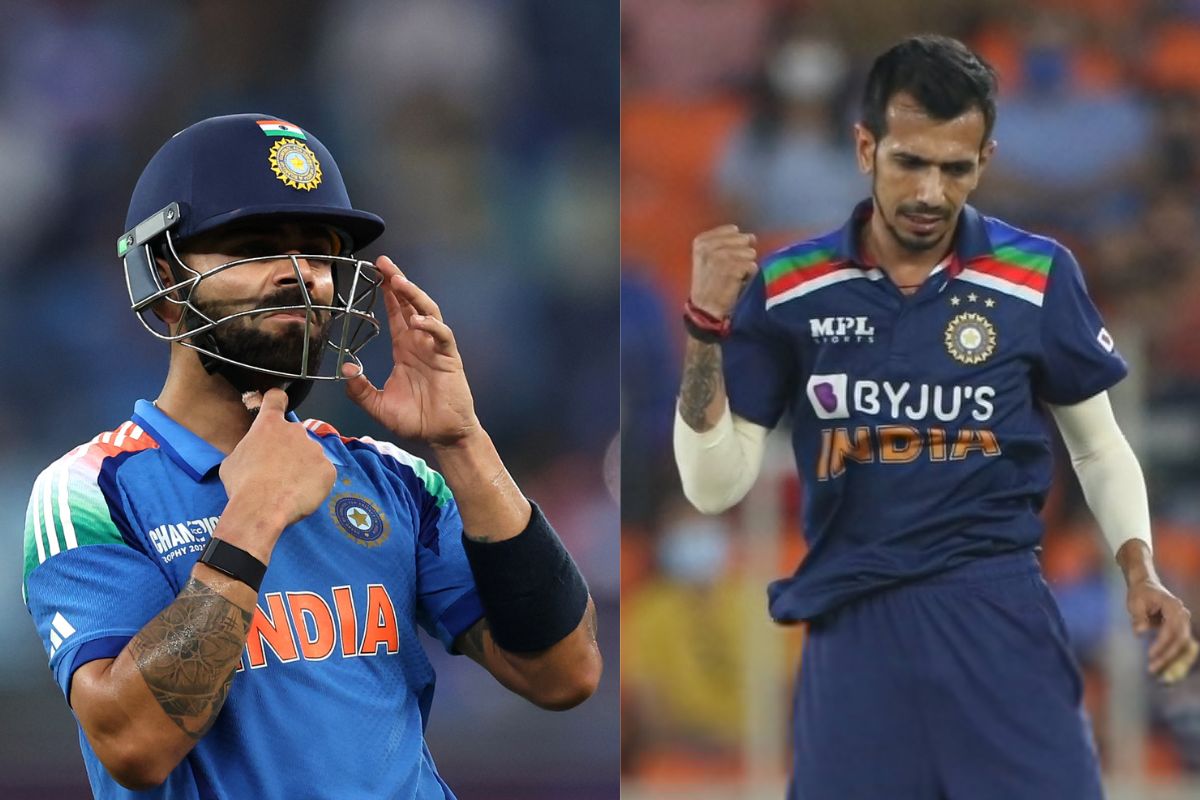 Virat Kohli and Yuzvendra Chahal