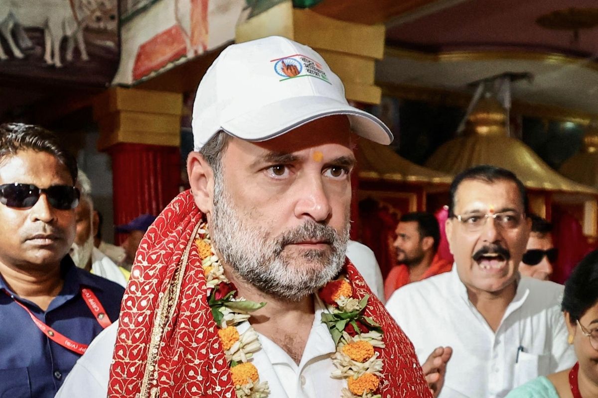 Rahul Gandhi in Voter Adhikar Yatra