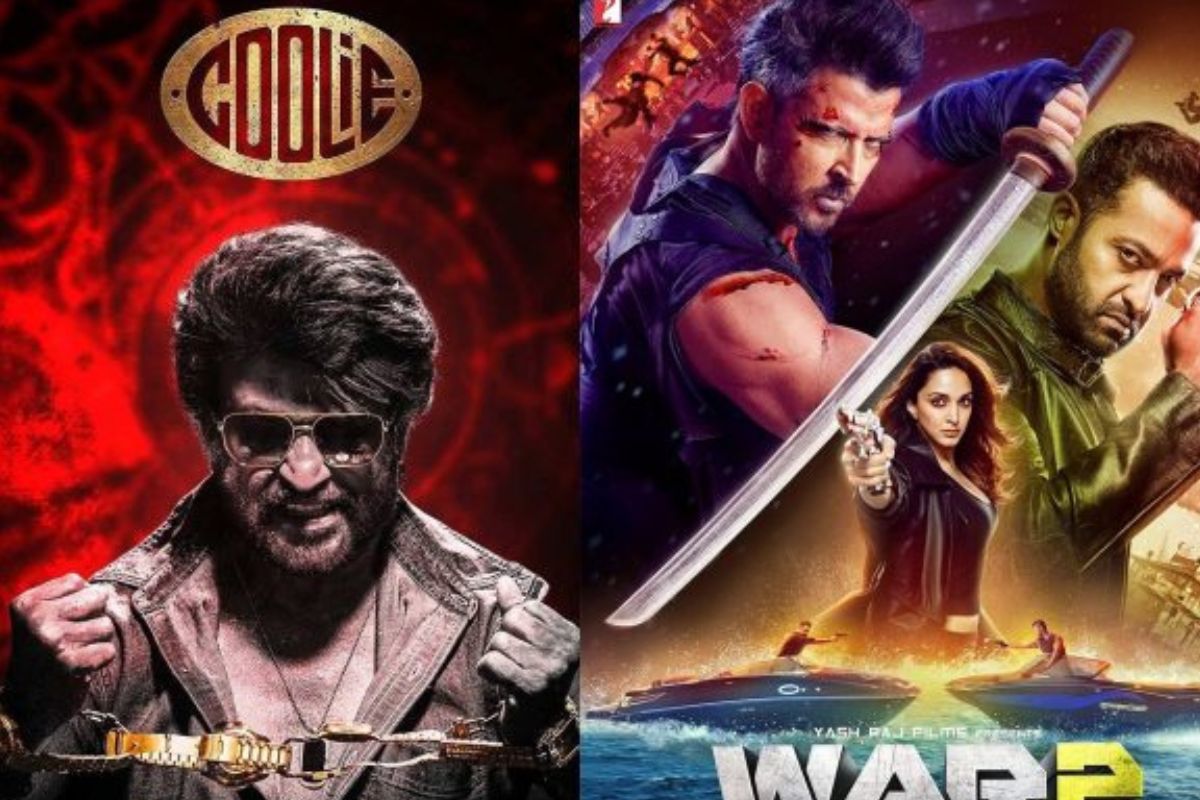 War 2 vs Coolie Box Office Collection Day 1