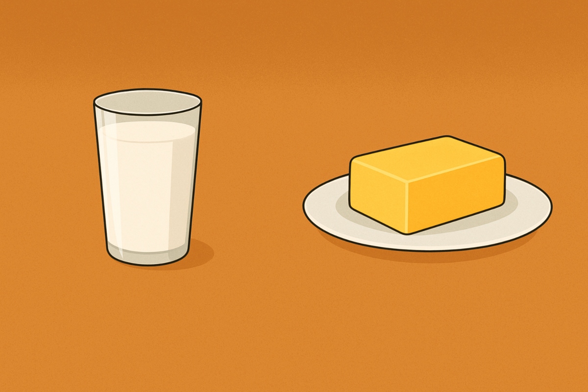 Why Milk White Butter Yellow