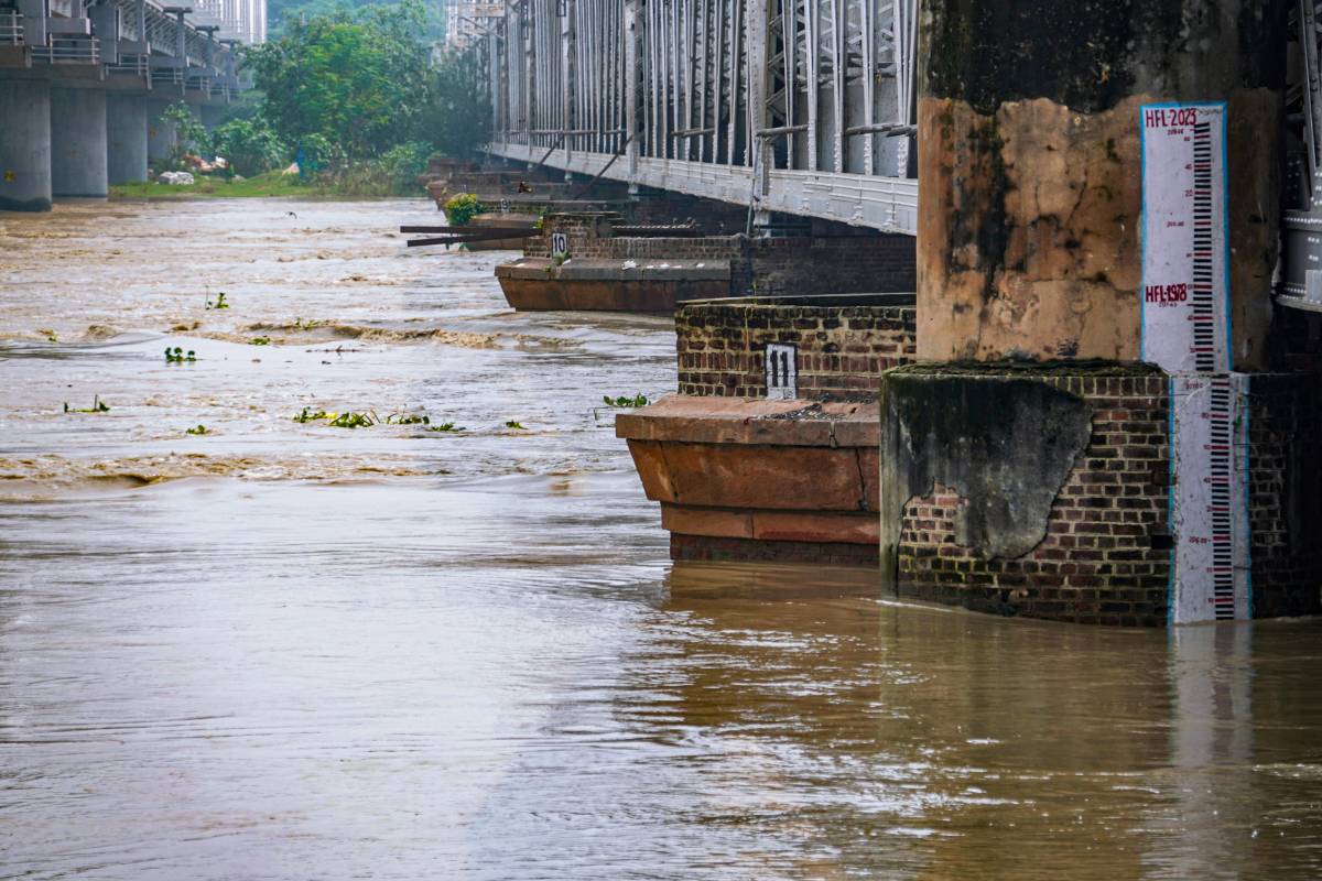 Yamuna river in Delhi