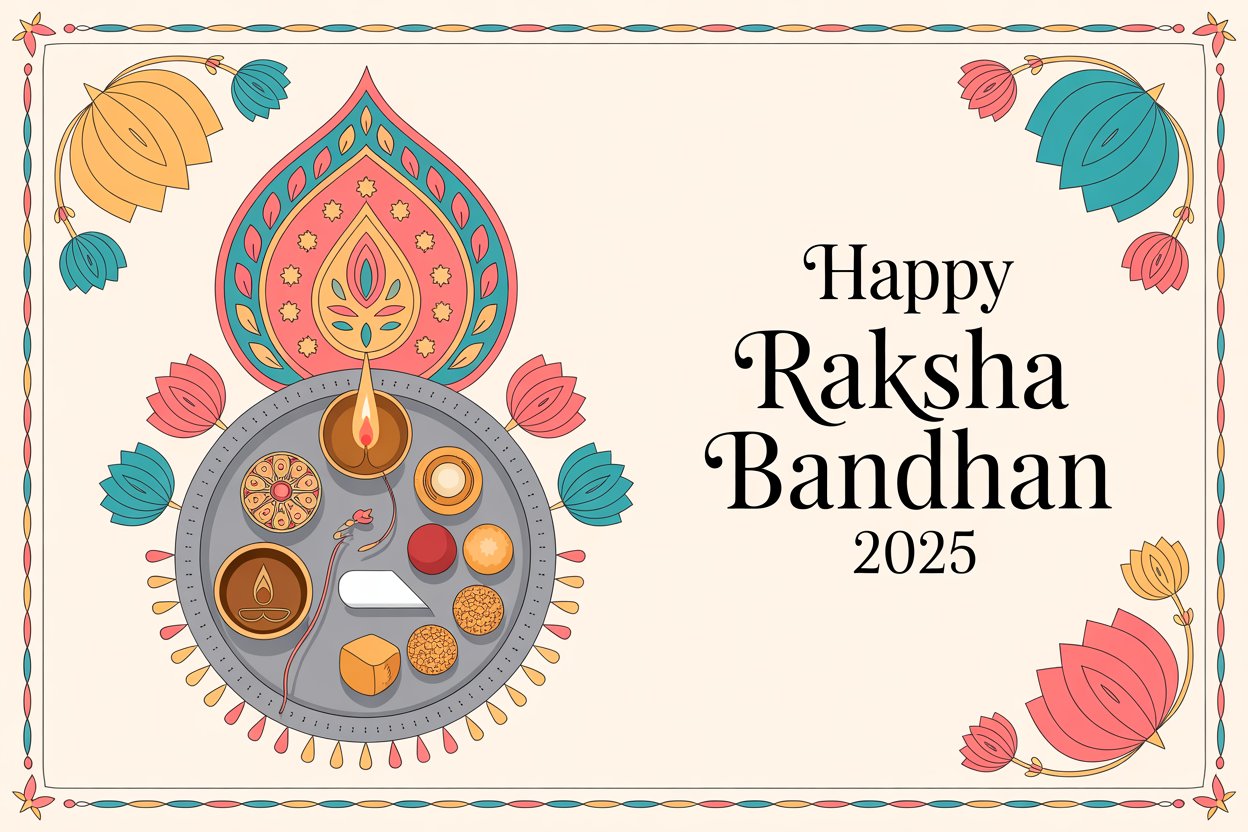 Raksha Bandhan Puja Thali 2025