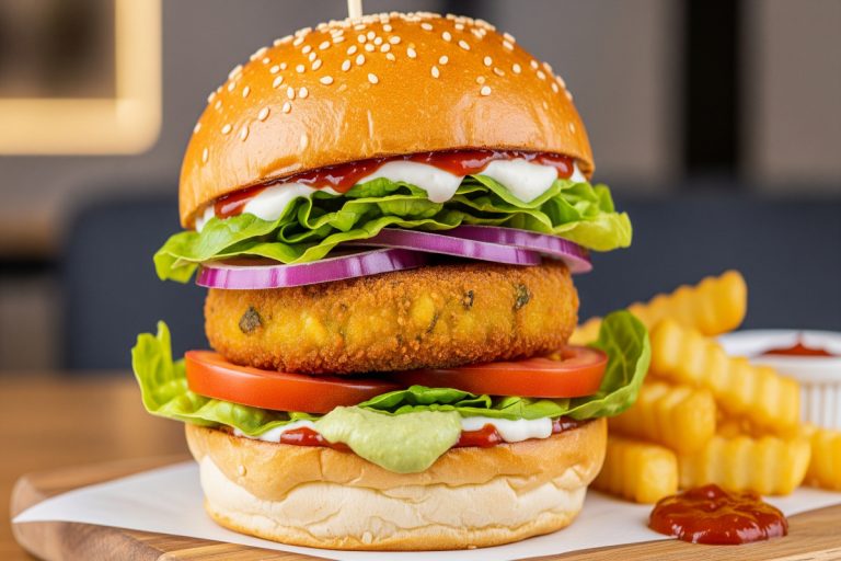 Aloo Tikki Burger Recipe: क्रिस्पी आलू टिक्की और फ्रेश सब्जियों का परफेक्ट कॉम्बिनेशन, घर पर बनाएं बच्चों की फेवरेट इवनिंग स्नैक