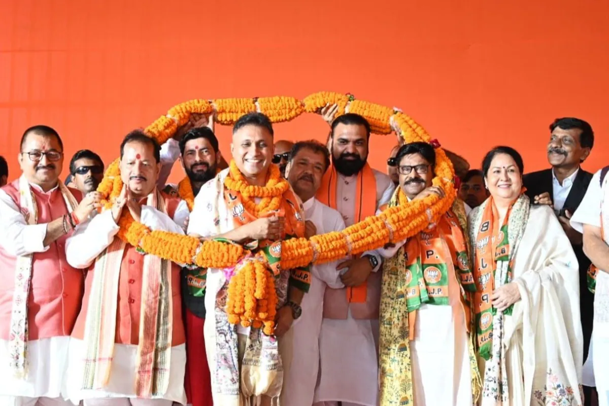 anand mishra joins bjp