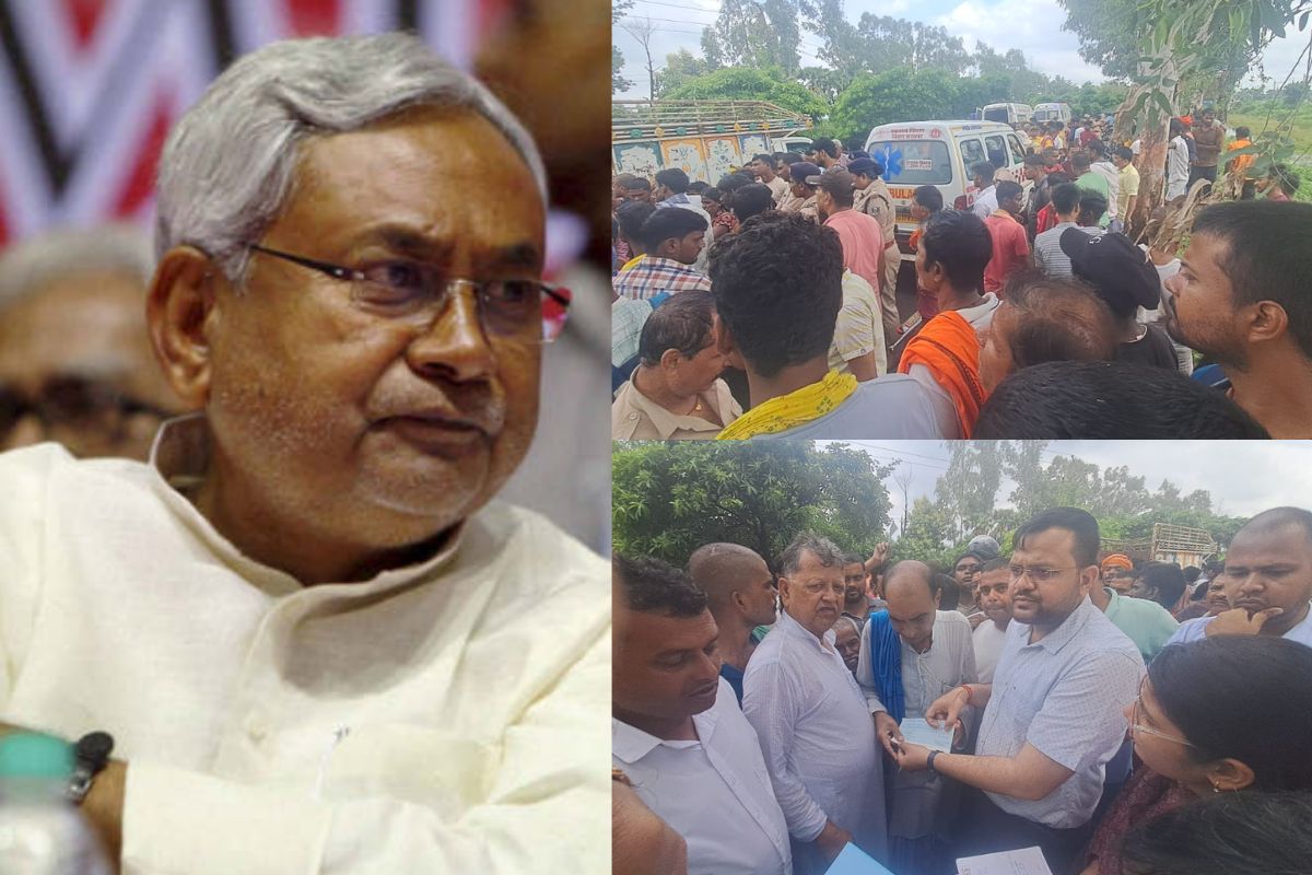 What did CM Nitish say on death of people