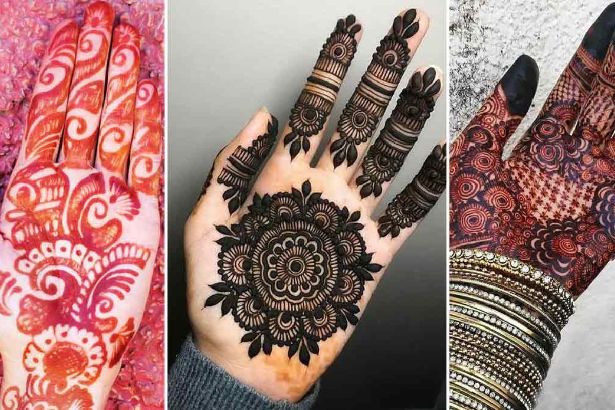 dark mehndi desigen